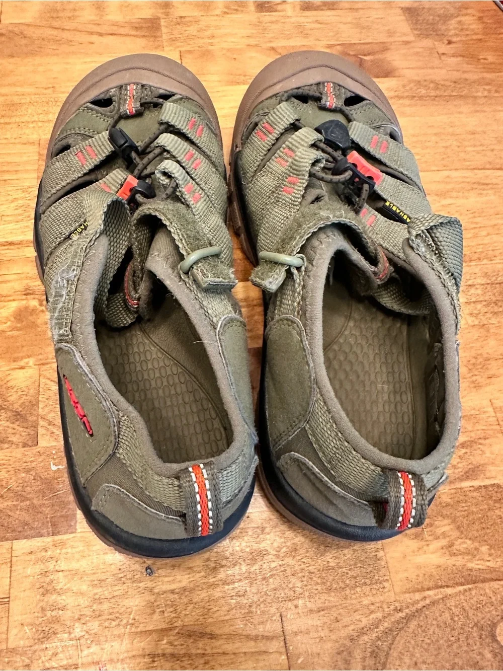 Keen Olive Green Kids Water Shoes